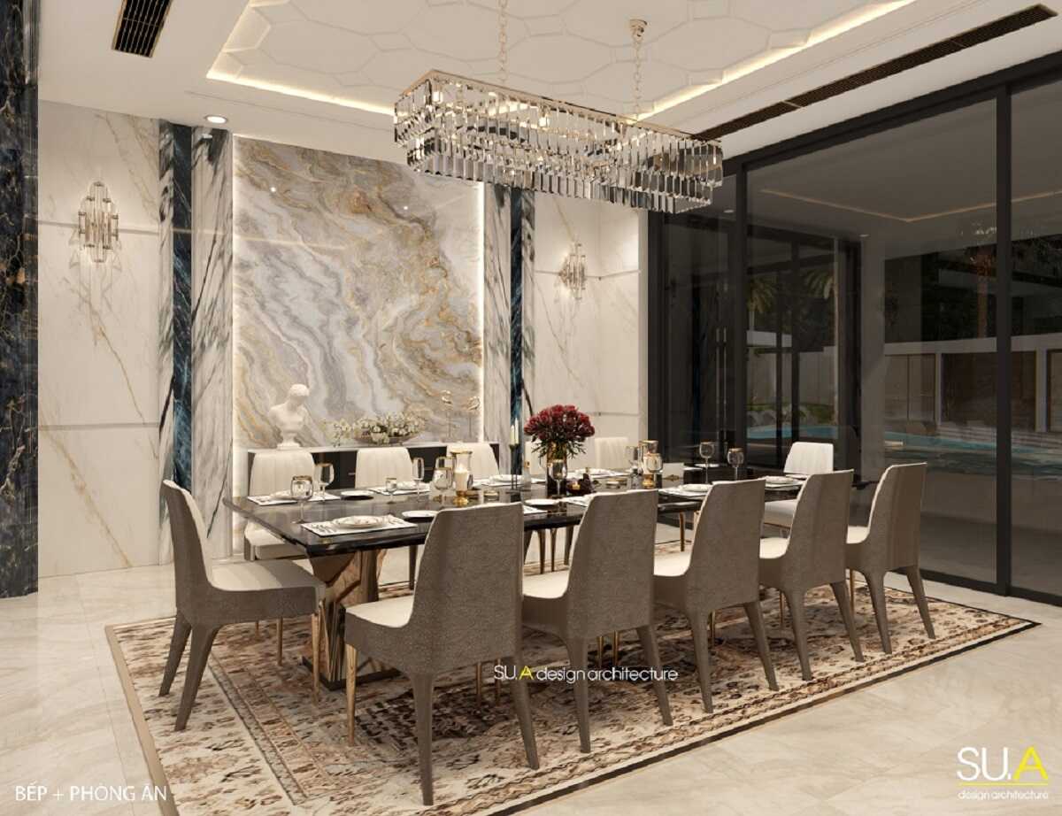 Thiết kế phòng bếp của Villa Luxury