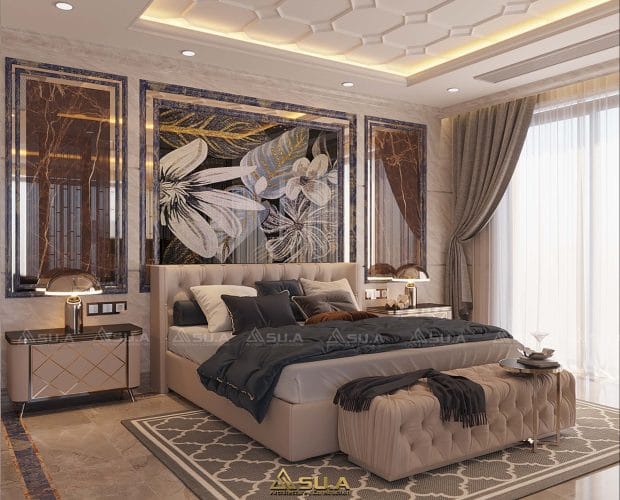 Thiết kế phòng ngủ biệt thự